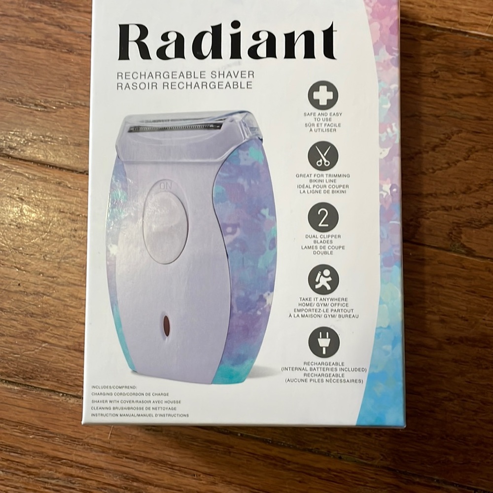Kensie Radiant shaver never been used